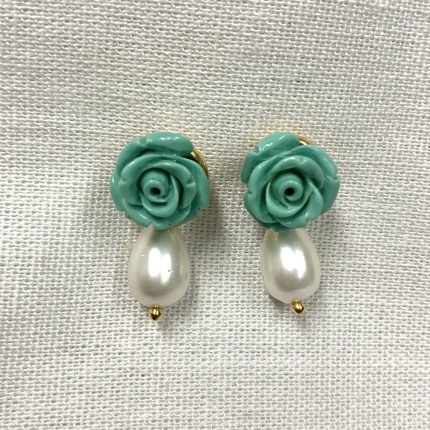 Brinco Flor com Gota