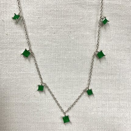 Colar Pedras Fusion Verdes