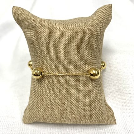 Pulseira Bolas e Corrente