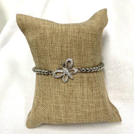 Pulseira Bolinhas e Borboleta