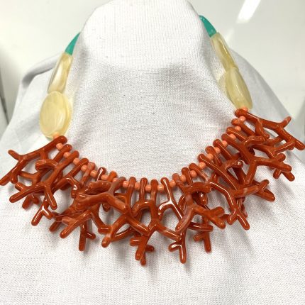 Colar Ramos Coral