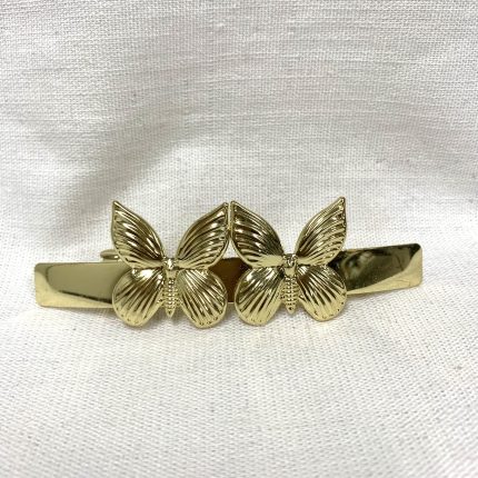 Presilha com 2 Borboleta no meio de Metal