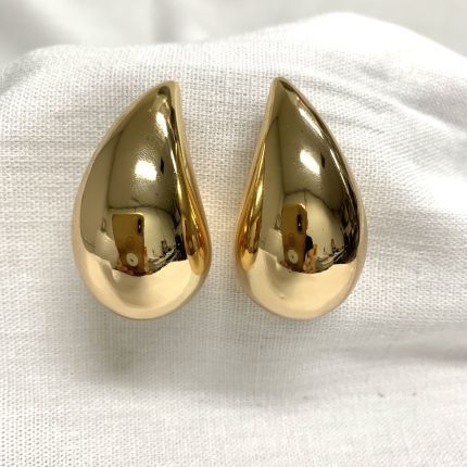 Brinco Gota Grande Dourado