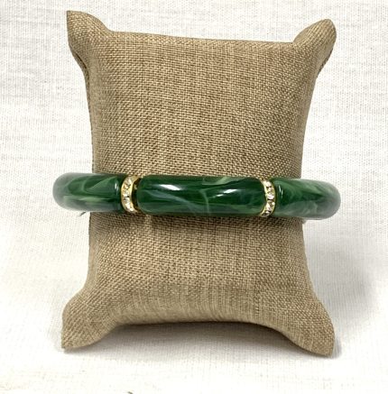 Pulseira Resina Verde Bandeira