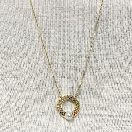 Colar Elo Redondo Dourado